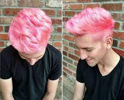 Get The Look Cotton Candy Pink By Sierra Dejong Cotton Candy Pink Hair Pink Hair Guy Pink Cotton Candy