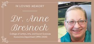 In loving memory of our colleague, Anne Bresnock