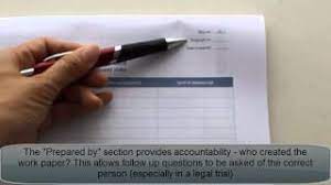 We can includes following things in working papers in auditing. The Basics Of A Working Paper Youtube