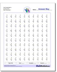 Fact Family Worksheets That Are Structured As One Minute And Two Minute Timed Worksheets Introdu Family Worksheet Subtraction Worksheets Fact Family Worksheet