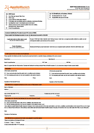 I had already pay the premium before the expiry. Apollo Munich Personal Accident Insurance Claim Form