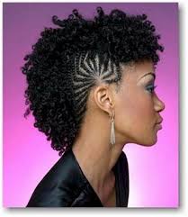Make sure your curls fall inwards and on top of each, to maximise the effects of your mohawk hairstyle. Braided Mohawk Braided Mohawk Hairstyles Mohawk Hairstyles Natural Hair Styles
