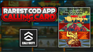 Many sets of customization options are available. The Secret Cod Companion App Calling Cards And How To Get Them Youtube