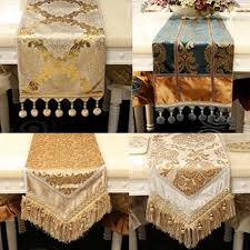 2015 New Navy Blue Wine Red Gold Long Table Cloth Table Cloth Table Runner European Luxury Coffee Table Tv Cabinet Wallpapers Beaded Table Runner Beaded Table Burlap Table Runner Diy