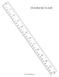 Inches And Centimeters Are Available In This Versatile 12 Inch Ruler With 1 8 Inch Markings Free To Download And Print In 2021 Ruler Printable Ruler Inch Ruler