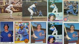 Ryan sandberg has four rookie cards, from 1983 products. The Starting 9 Of Ryne Sandberg Rookie Cards Wax Pack Gods