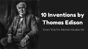 Browse 1,251 thomas edison photos stock photos and images available or start a new search to explore more stock photos and images. Top 10 Inventions By Thomas Edison That You Ve Never Heard Of Youtube