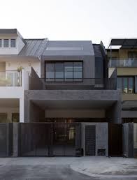 Modern house plans feature lots of glass, steel and concrete. Ming Architects Designs Modern Industrial House For Multi Generational Family In Singapore De51gn