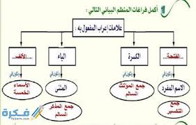 علامات نصب المفعول به موقع فكرة