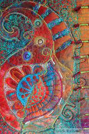 Michelle Mischkulnig Fabric Art Fiber Art Textile Fiber Art