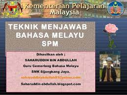 A) saya akan menetapkan visi atau matlamat untuk memperoleh keputusan yang cemerlang dalam peperiksaan spm, iaitu 10a+. Teknik Menjawab Kertas 1 Bm Spm By Saharuddin Abdullah Via Slideshare Places To Visit
