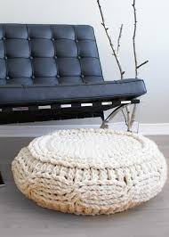 Crochet Cable Footstool Cover For Ikea S Alseda Footstool Crochet Pattern By Midknits Crochet Cable Crochet Home Decor Ikea Alseda