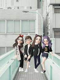  9 Zepeto Ideas Best Friends Cartoon Anime Muslimah Emoji Wallpaper