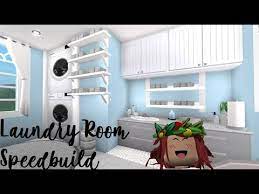 Roblox Bloxburg Laundry Room Speedbuild Youtube 🐸 goblinkor komnata v adopt mi! roblox bloxburg laundry room speedbuild