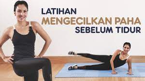 Olahraga mengecilkan perut dengan tekhnik superman exercise. Cara Mengecilkan Paha Dengan 15 Menit Workout Sebelum Tidur Youtube