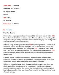 You may not be able to verbalize exactly what you like a. Hair Stylist Cover Letter 10 Sample Letters Email Examples