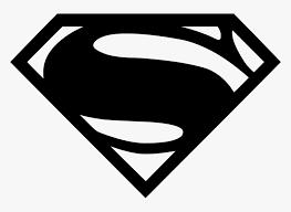 This film was released on the season two dvd box set of the adventures of superman. Superman Clip Black And White Superman Logo Black Png Transparent Png Kindpng