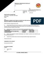 Setelah itu barulah membuat surat lamaran kerja. Draf Permohonan Buka Akaun