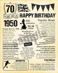 Birthday Gift For 70 Year Old Man Uk 70 Years Ago Poster Uk Version Newspaper Poster Birthday Etsy 40th Birthday Poster Birthday Sign 40 Birthday Signs