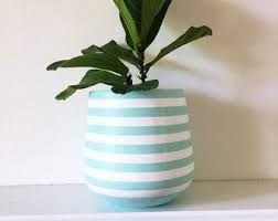 Black And Gold Design For Pots Hand Painted Lightweight Plant Pot Blush Pink Black Gold Flower Pot Design Indoor Plant Pots Painted Plant Pots