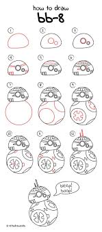How To Draw Bb 8 From Star Wars Easy Drawing Step By Step Perfect For Kids Let S Draw Kids Http Letsdrawk Drawing Stars Star Wars Drawings Easy Drawings