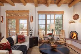 Southwestern Originating In The American Southwest This Style Blends Native American And Spani American Style Interior Spanish Style Homes Interior Design