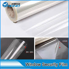 2017 2mil New Car Safety Film Transparent Security Glass Protective Film Clear Foile 1m30m Security Window Film Safety Film Glass Bathroom