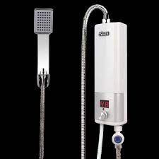 tankless electric instant hot water heater bathroom portable shower system 240v unbranded solarpanels solarenergy portable shower water heater solar heating