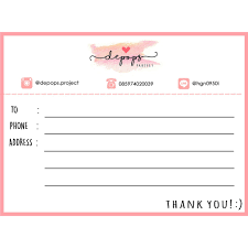 Gold hearts gift certificate template etsy printable gift certificate free gift certificate template gift certificate template 2 cara membuat label pengiriman online shop di. 72pcs Label Pengiriman Shipping Order Custom Olshop Kertas Pengiriman Orderan Shopee Indonesia