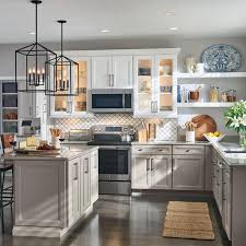 In an effort to do something to improve the looks of my cabinets i ordered thomasville kitchen cabinet cream and old english light scratch cover. Thomasville Classic Custom Kitchen Cabinets Shown In Transitional Style Hdinsttsdh The Home Depot Custom Kitchen Cabinets Kitchen Inspiration Design Custom Kitchen