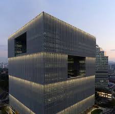 Amorepacific Headquarters In Seoul Architect David Chipperfield And Lighting Design Arup Facade Design Architecture Architecture Elevation