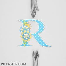Linear rounded design vector font for title, header, lettering, logo. New Letter R Name Dp Pic Images Wallpaper Photos 2021 Daily Wishes