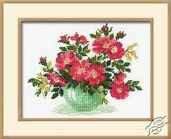 Maybe you would like to learn more about one of these? Wild Roses In Vase 871 By Riolis