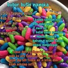 Bubur gandum (wheat berries/pearls porridge). Resepi Kuih Butir Nangka Kelantan