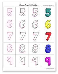 How To Draw 3d Numbers In 2021 Hand Lettering Tutorial 3d Drawings Lettering Tutorial