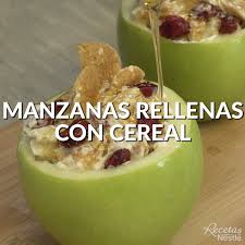 Manzanas Rellenas Con Cereal Blog Avocadokern Blog Cereal Con Manzanas Rellenas In 2020 Fitness Lebensmittel Gesunde Lebensmittel Lebensmittel Essen