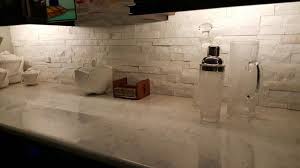 Natural stone backsplash guidelines there are two exceptions here, however. Sparkling White Stacked Stone Backsplash On Carrera Quartz Counter On Our Dry Bar Stacked Stone Backsplash Stone Backsplash Kitchen Stone Backsplash