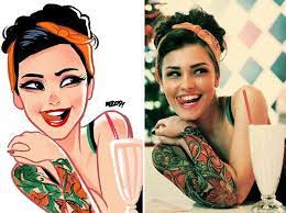 Brilliant Art The Artist Turns Photos Of Random People Into Interesting Illustrations Photo To Cartoon Fun Illustration Creative Artists