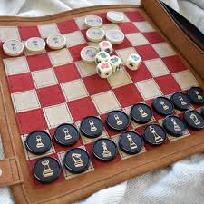 In theory, i could calculate all i need to know about chess. Roll Up Chess Checkers Set With Poker Dice Journey Leather