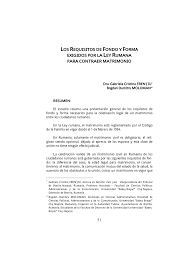 Requisitos y trámites para una boda civil en méxico | todos los documentos para tu boda civilen este video te contamos cuáles son los requisitos para casarte. Pdf Los Requisitos De Fondo Y Forma Exigidos Por La Ley Rumana Para Contraer Matrimonio