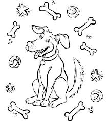 Free coloring pages to download and print. Free Dog Coloring Page Parents