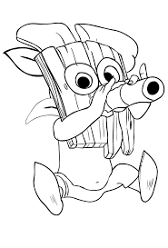 Dart Goblin From Clash Royale Coloring Page
