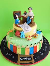 Birthday Cake For Teachers Day School Cake Back To School School Cake Teacher Cakes Teachers Day Cake