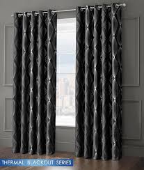 Shop for blackout curtains in curtains. Geometric Aztec Livingroom Bedroom Thermal Blackout Ring Top Eyelet Curtains Black