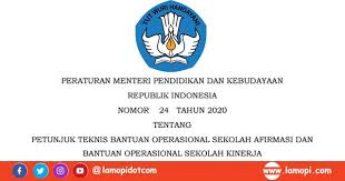 .juknis bos 2020 revisi, juknis bos 2020 revisi pdf, juknis bos 2020 tentang honor guru, juknis bos 2020 kemenag, juknis bos 2020 edisi revisi link download juknis bos 2020/2021 serta cover juknis bos 2020 maka pada kesempatan ini saya akan berbagi juknis bos. Download Juknis Bos Afirmasi Dan Bos Kinerja 2020 Permendikbud No 24 Tahun 2020 Lamopi Com
