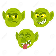 Funny Cartoon Goblin Or Troll Face With Different Expressions Royalty Free Cliparts Vectors And Stock Illustration Image 51362048 Tim shockey purchased the green goblin head in 1987 not long after they finished filming we've had such great response on our ebay auction for our #100 of 100 10 goblin head that we decided to. funny cartoon goblin or troll face with different expressions
