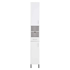 White high gloss bathroom cupboard doors. Moritz Bathroom 2 Door 1 Drawer Tall Cabinet In High Gloss White Kaleidoscope