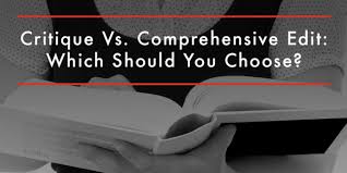 One can make use of the article critique example to construct their own critics. Critique Vs Comprehensive Edit Ny Book Editors