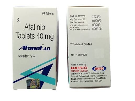 Afatinib Tablets 40 mg at ₹ 3000/box | Afatinib Tablet in Mumbai | ID: 23487220188