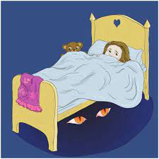 the history of that monster under the bed the sleep matters club monster under the bed children sketch kids sleep